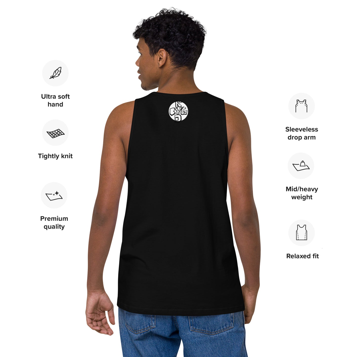 Brain Melt - Men’s Premium Tank Relaxed Fit [100% Cotton] (S-3X)