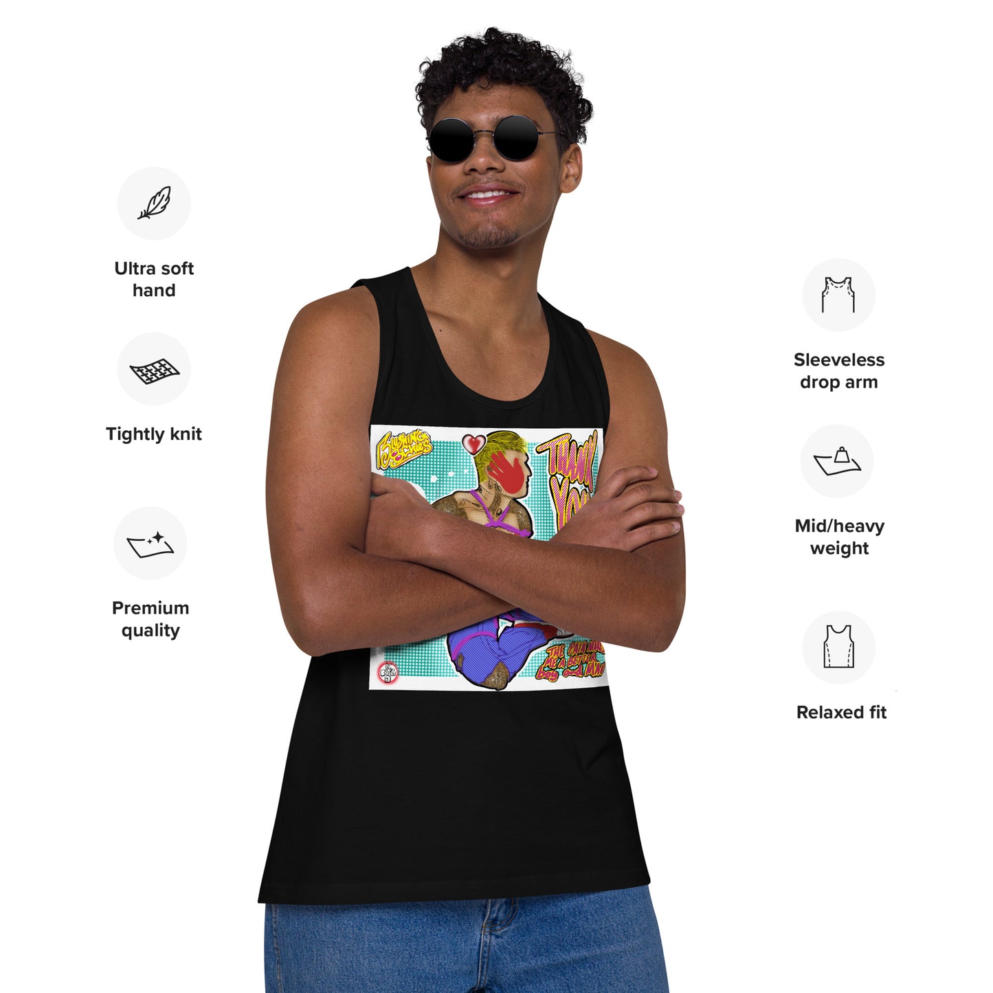 Thank You, Sir! - Men’s Premium Tank Relaxed Fit [100% Cotton] (S-3X)