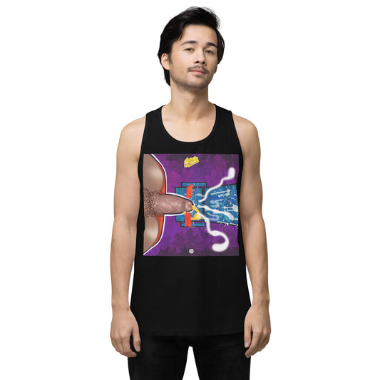 Break Time - Men’s Premium Tank Relaxed Fit [100% Cotton] (S-3X)