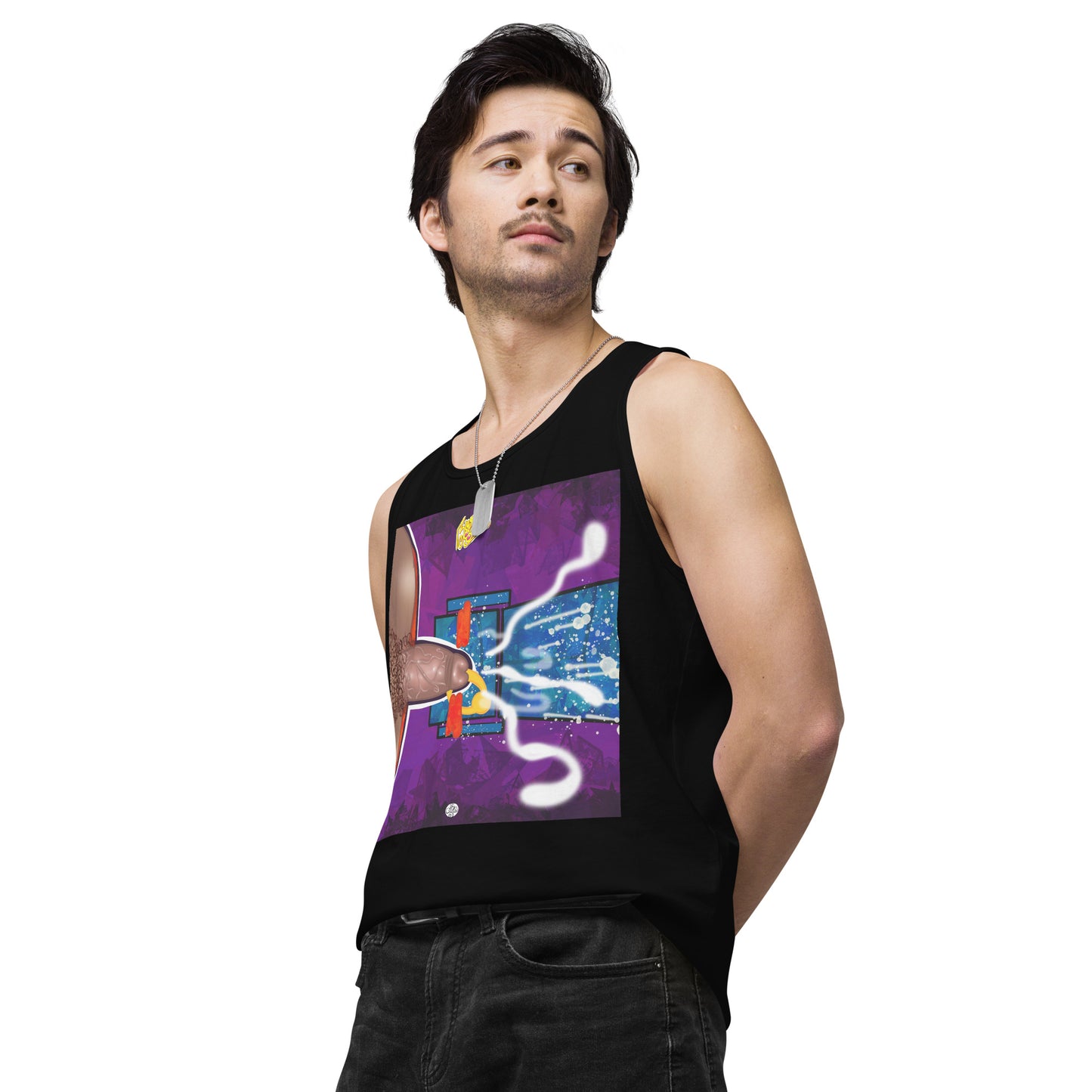 Break Time - Men’s Premium Tank Relaxed Fit [100% Cotton] (S-3X)