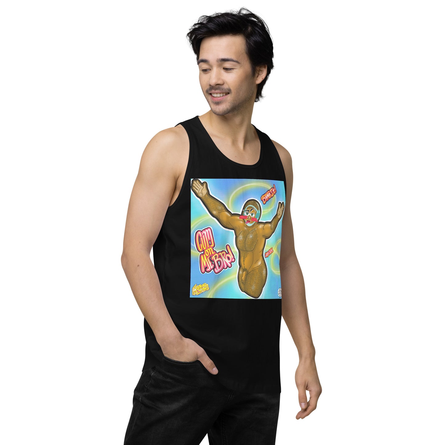 Cum On Me Bro *CHASE* - Men’s Premium Tank Relaxed Fit [100% Cotton] (S-3X)