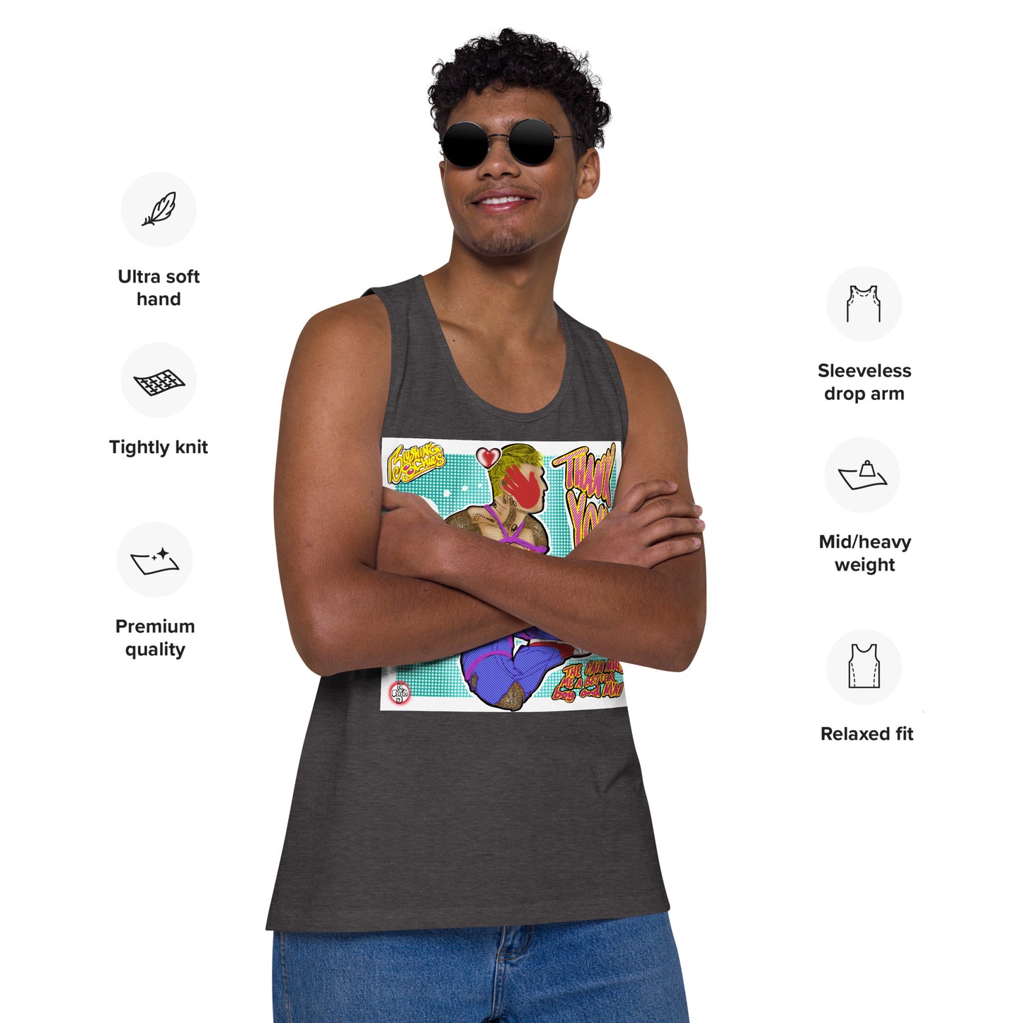 Thank You, Sir! - Men’s Premium Tank Relaxed Fit [100% Cotton] (S-3X)