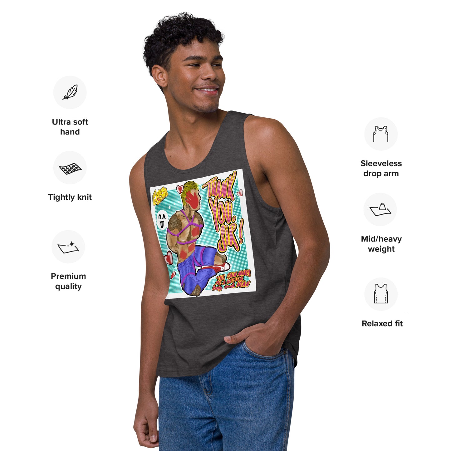 Thank You, Sir! - Men’s Premium Tank Relaxed Fit [100% Cotton] (S-3X)