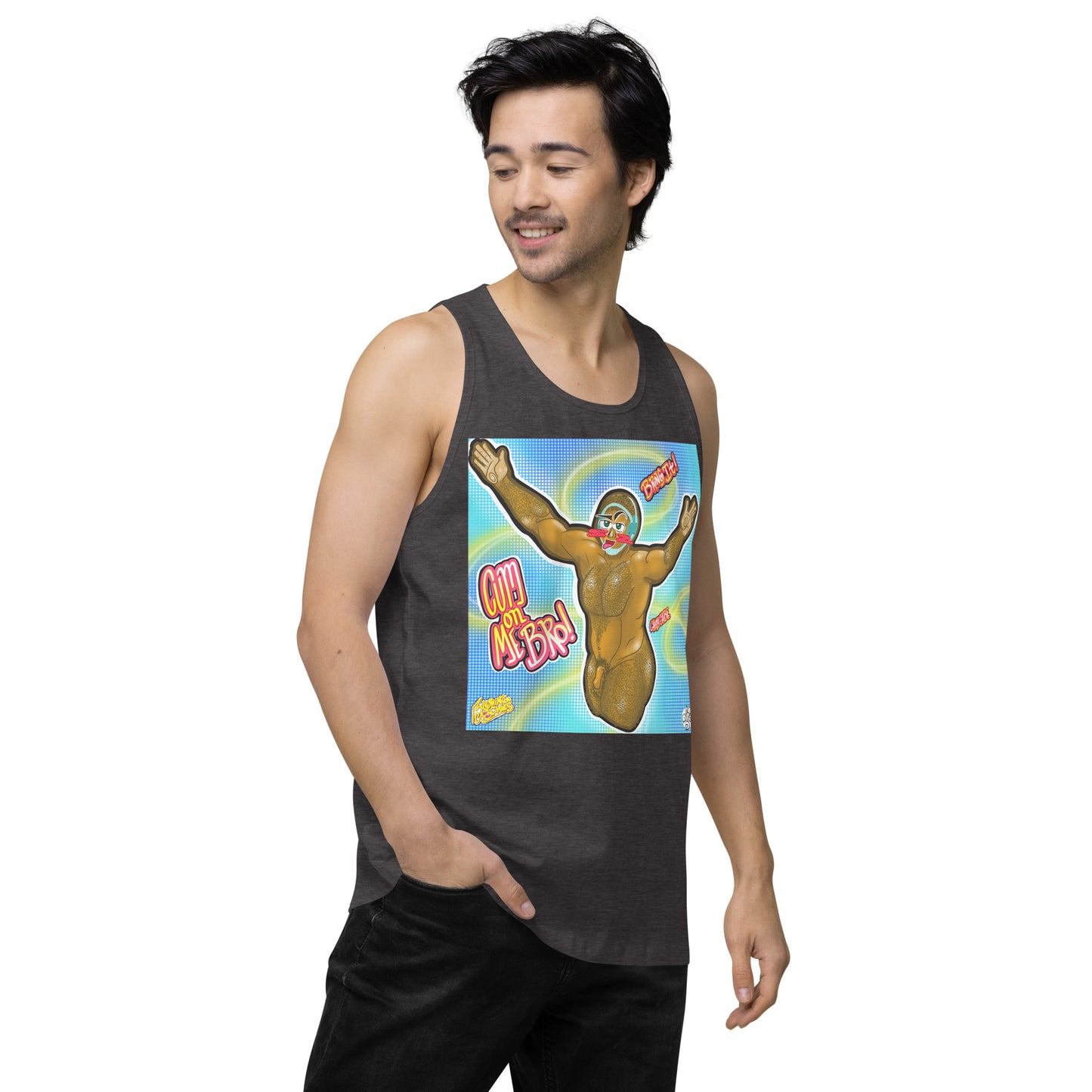 Cum On Me Bro *CHASE* - Men’s Premium Tank Relaxed Fit [100% Cotton] (S-3X)