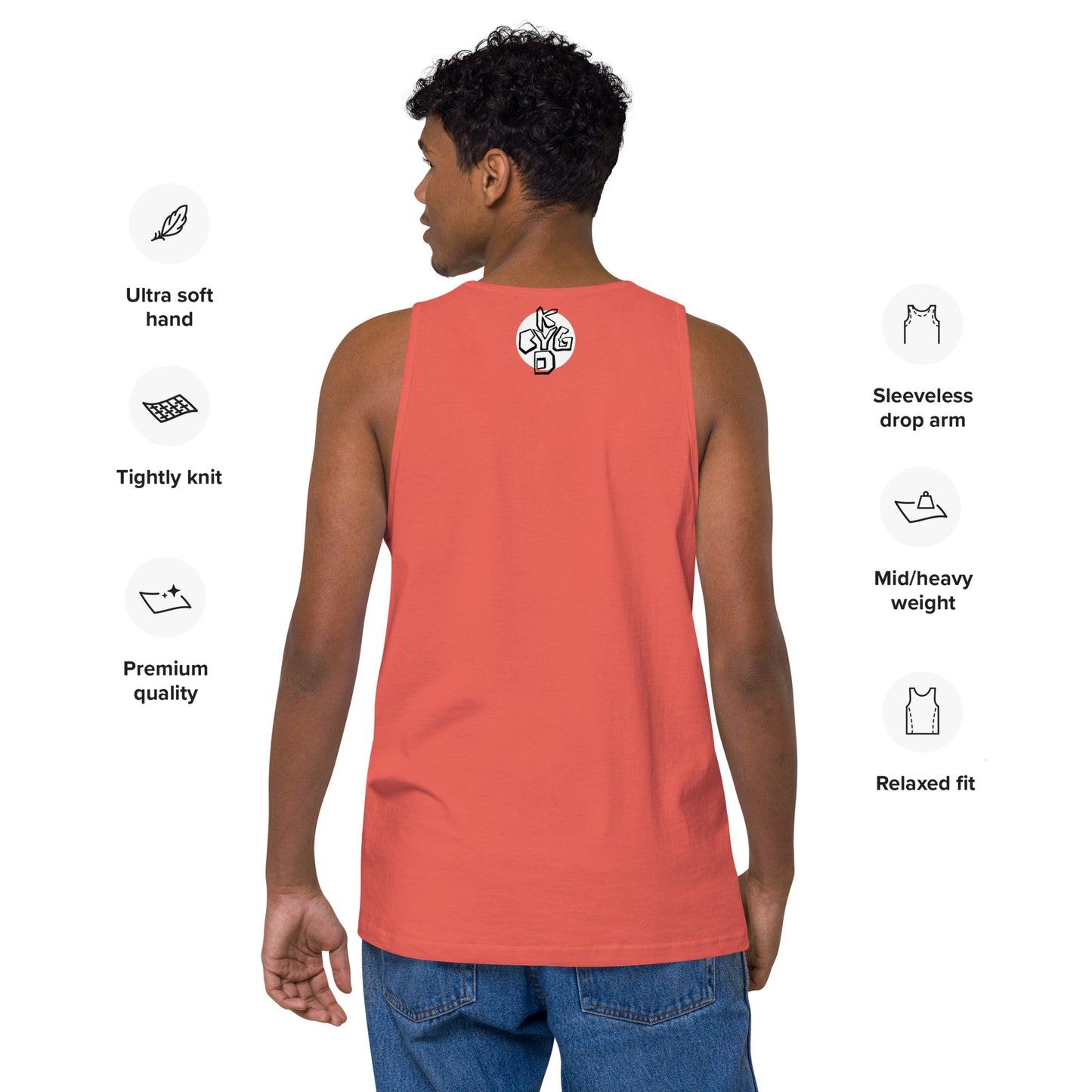 Brain Melt - Men’s Premium Tank Relaxed Fit [100% Cotton] (S-3X)