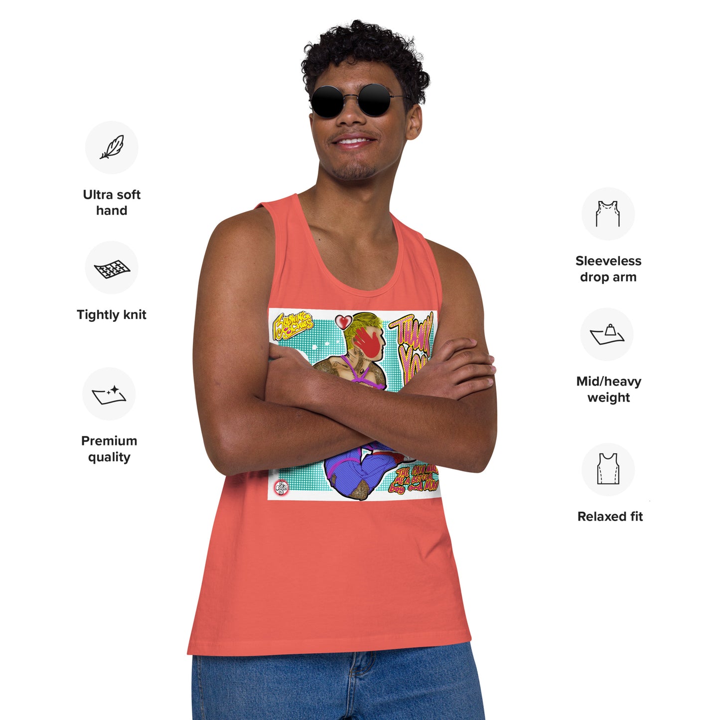 Thank You, Sir! - Men’s Premium Tank Relaxed Fit [100% Cotton] (S-3X)