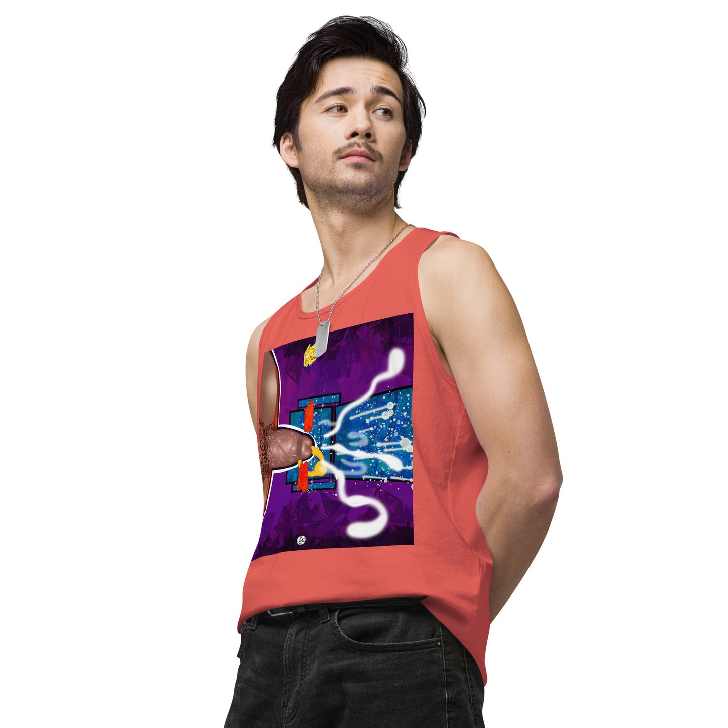 Break Time - Men’s Premium Tank Relaxed Fit [100% Cotton] (S-3X)