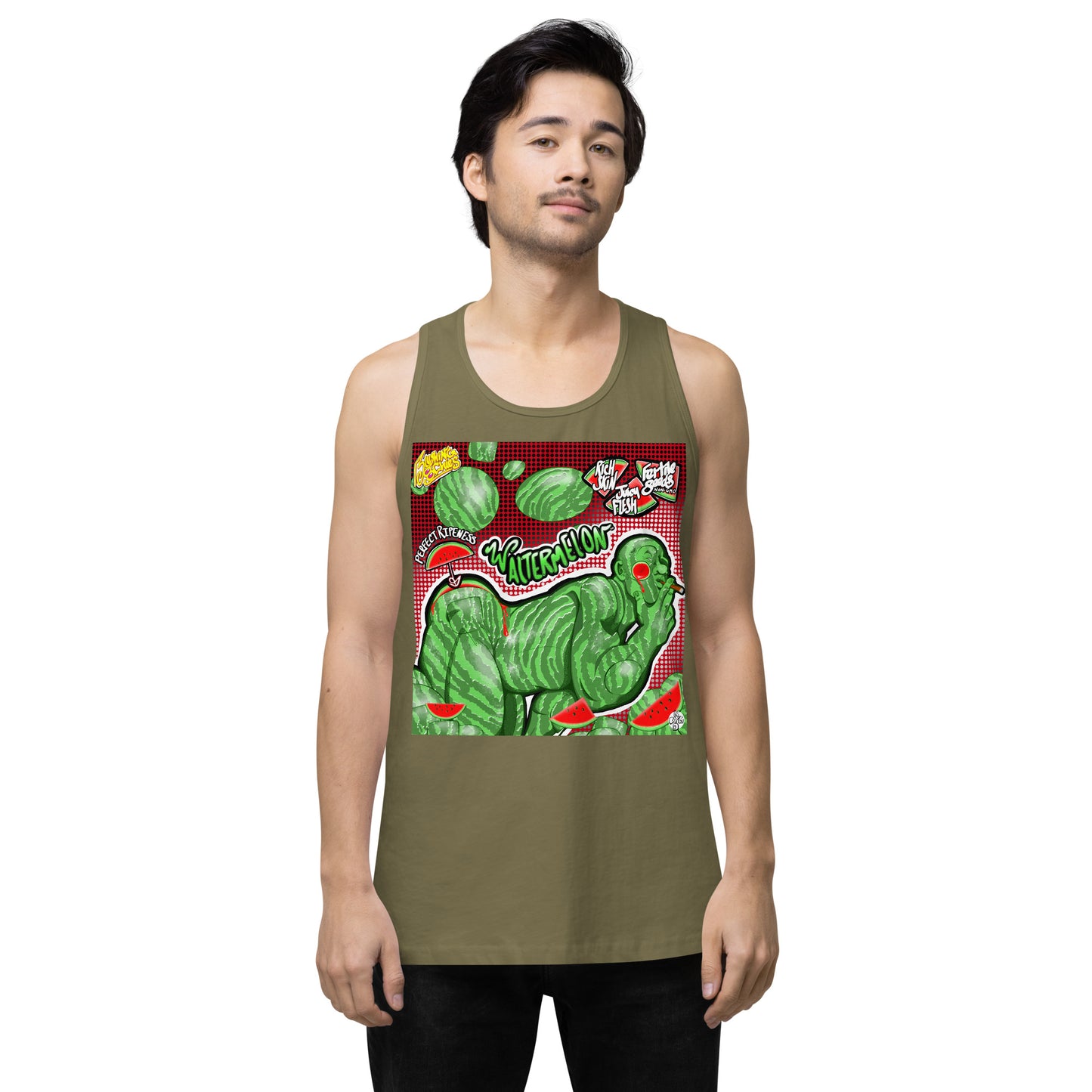 Waltermelon - Men’s Premium Tank Relaxed Fit [100% Cotton] (S-3X)